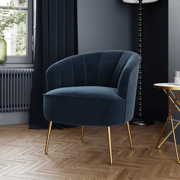 Matilda Velvet Tub Chair