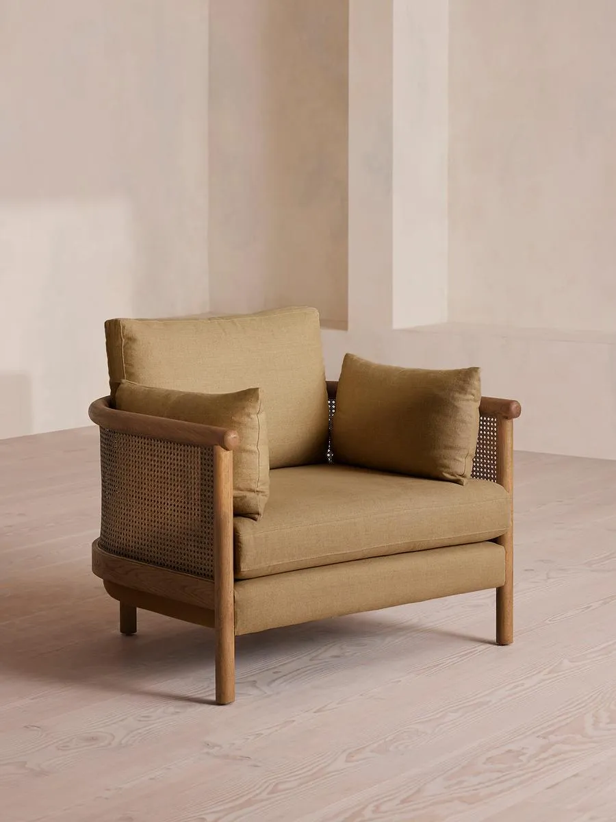 Sydney Armchair, Linen, Wheat