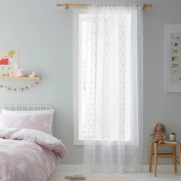 Tufted Slot Top Single Voile Panel 2