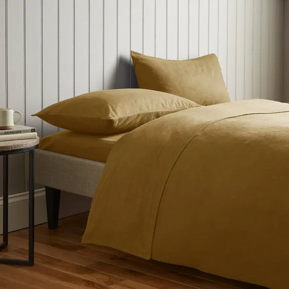 Soft & Cosy Luxury 100% Brushed Cotton Flat Sheet 1