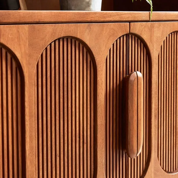 Khari Tall Bookcase, Mango Wood 3