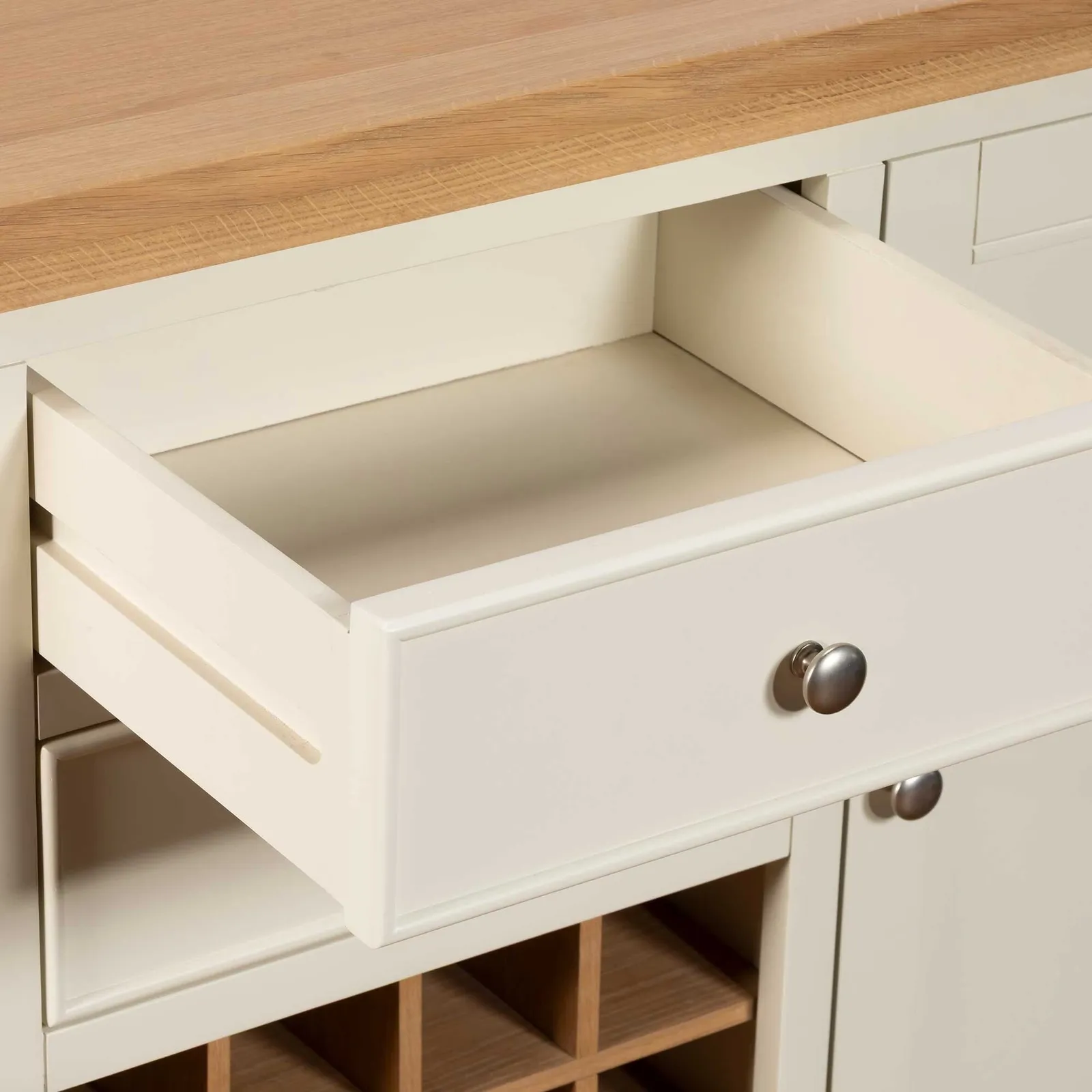 Witney Wide Sideboard 150X45X85.7Cm, Neutral Wood | Barker & Stonehouse 4