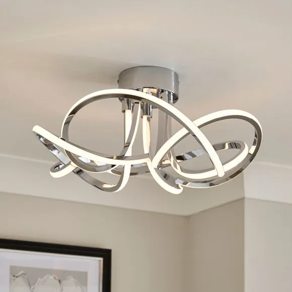 Margot Semi Flush LED Ceiling Light 1