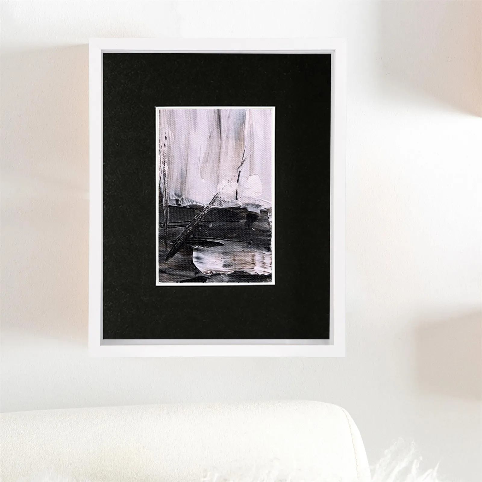 Nicola Spring 8" x 10" 3D Deep Box Photo Frames - 4" x 6" Mount - White - Pack of 5 in Black 6