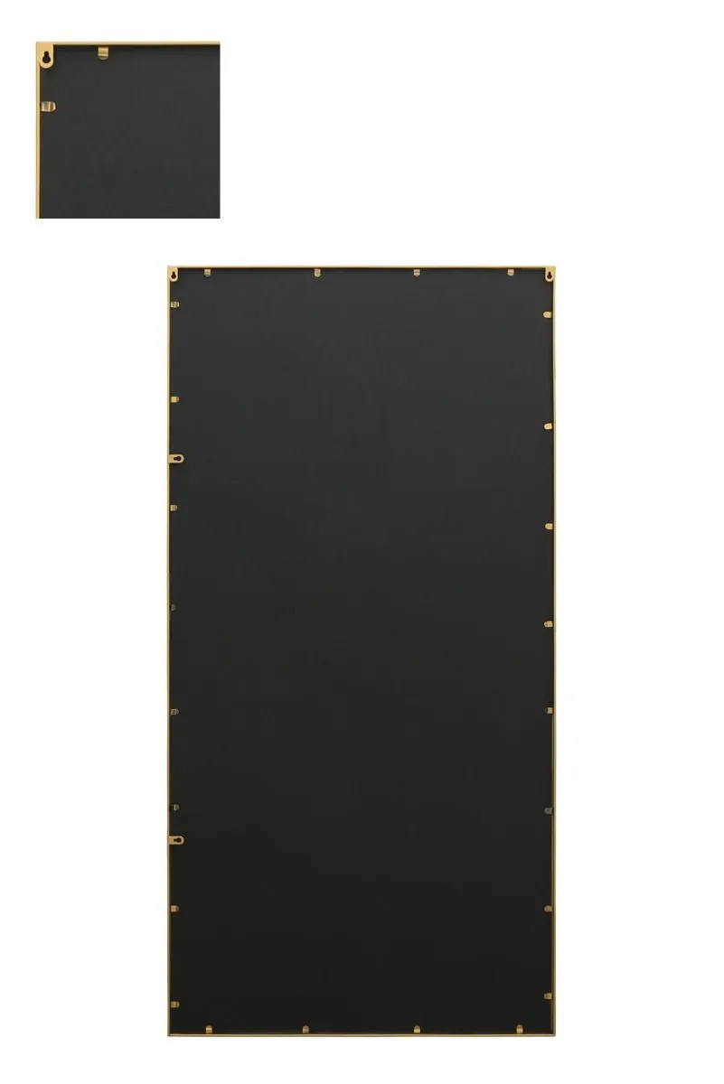 MirrorOutlet Gold Metal Framed Window Wall or Leaner Garden Mirror (160CM X 80CM) 4
