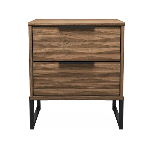 Tuxford 2 Drawer Bedside Table 2