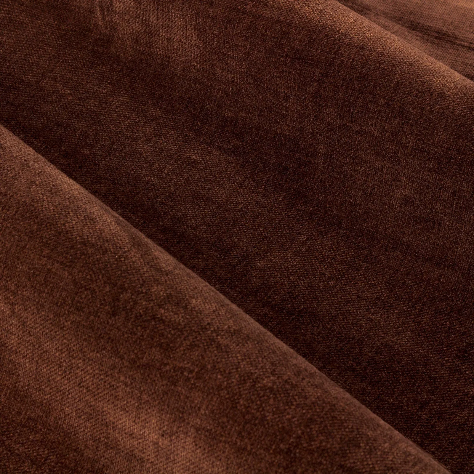 Yard Heavy Chenille Velvet Room Darkening Pencil Pleat Curtain Pair in Dark Brown 4