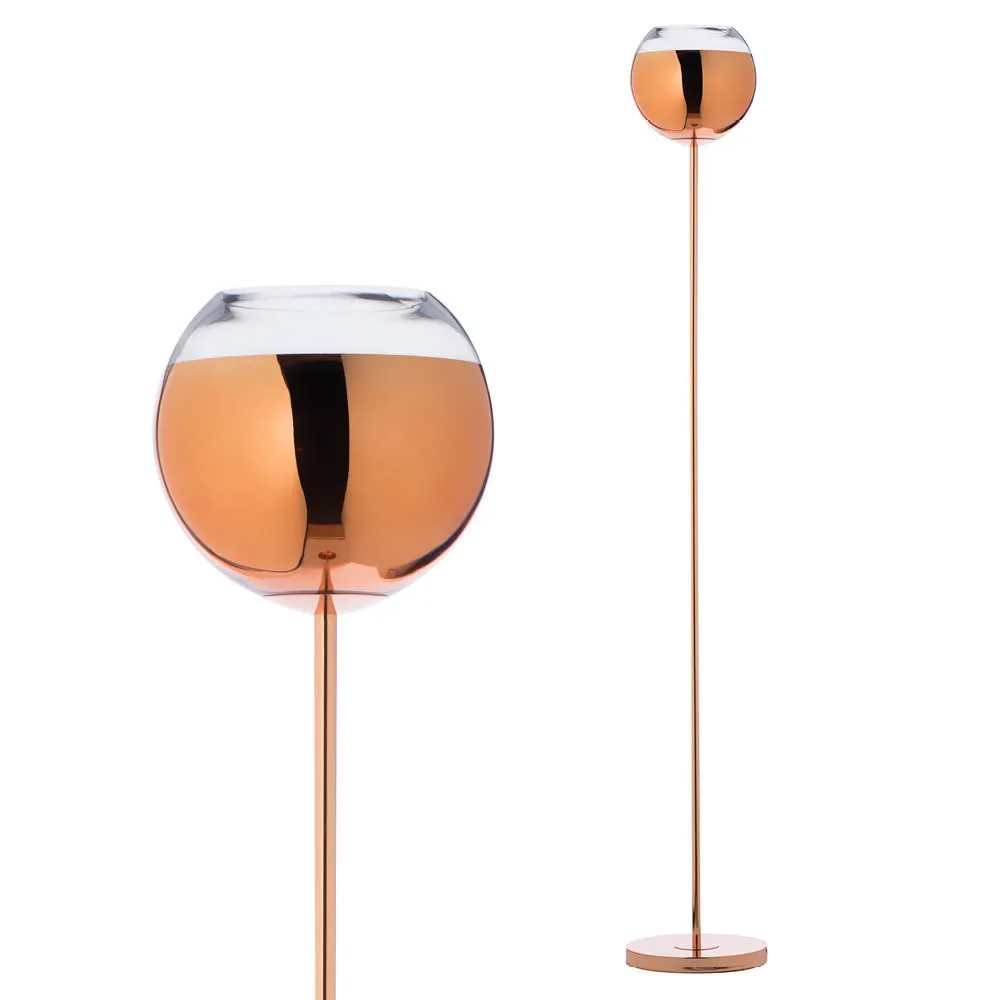 Zyra Floor Lamp, Copper