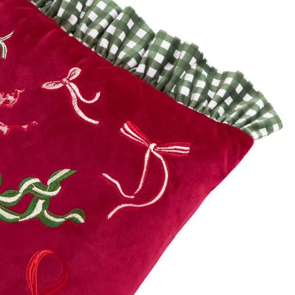 Furn. Ditsy Bows Rectangle Cushion 4