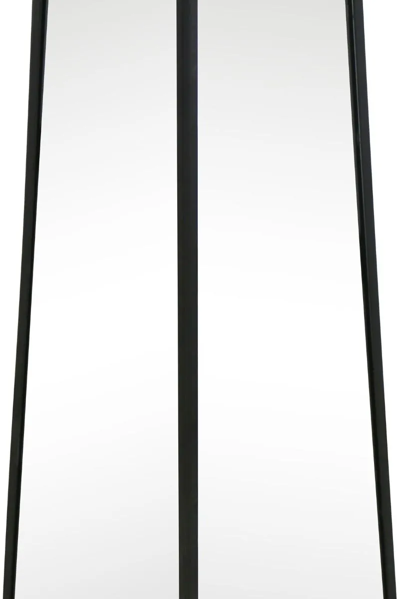 MirrorOutlet Black Metal Edged Mirrored Garden Ornament (100CM X 20CM X 20CM) 6