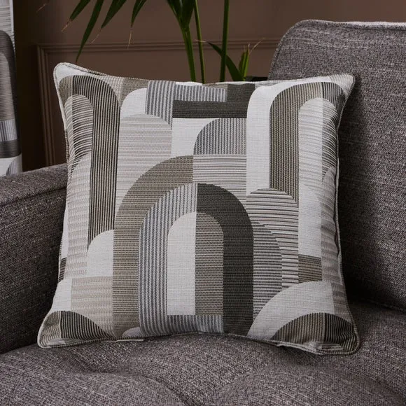 Alvin Geometric Jacquard Cushion 1