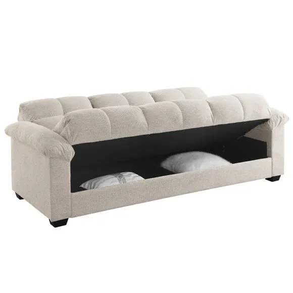 Margo Chenille 3 Seater Sofa Bed 3