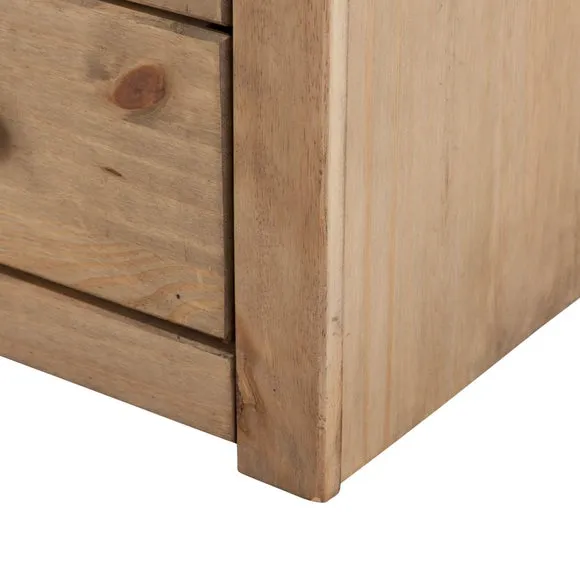 Panama 4 Drawer Chest, Pine 5