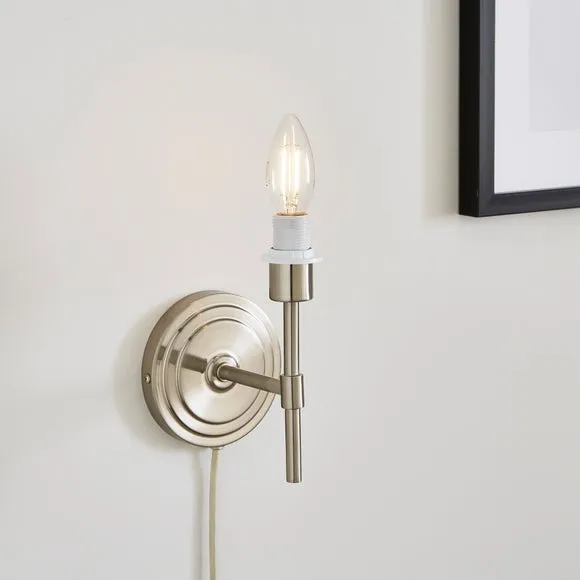 Sutton Plug In Wall Light Fitting 1