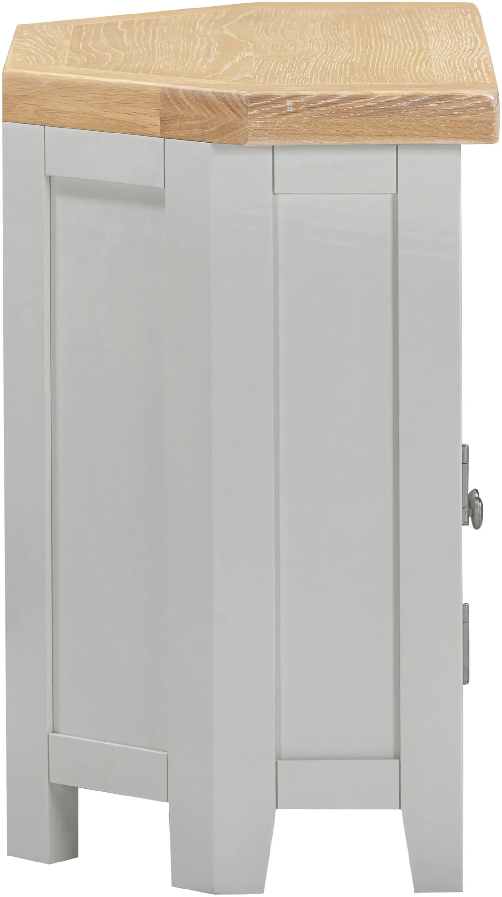 Seconique Windsor Ivory Corner TV Unit (Fully Assembled) in Light Grey 5