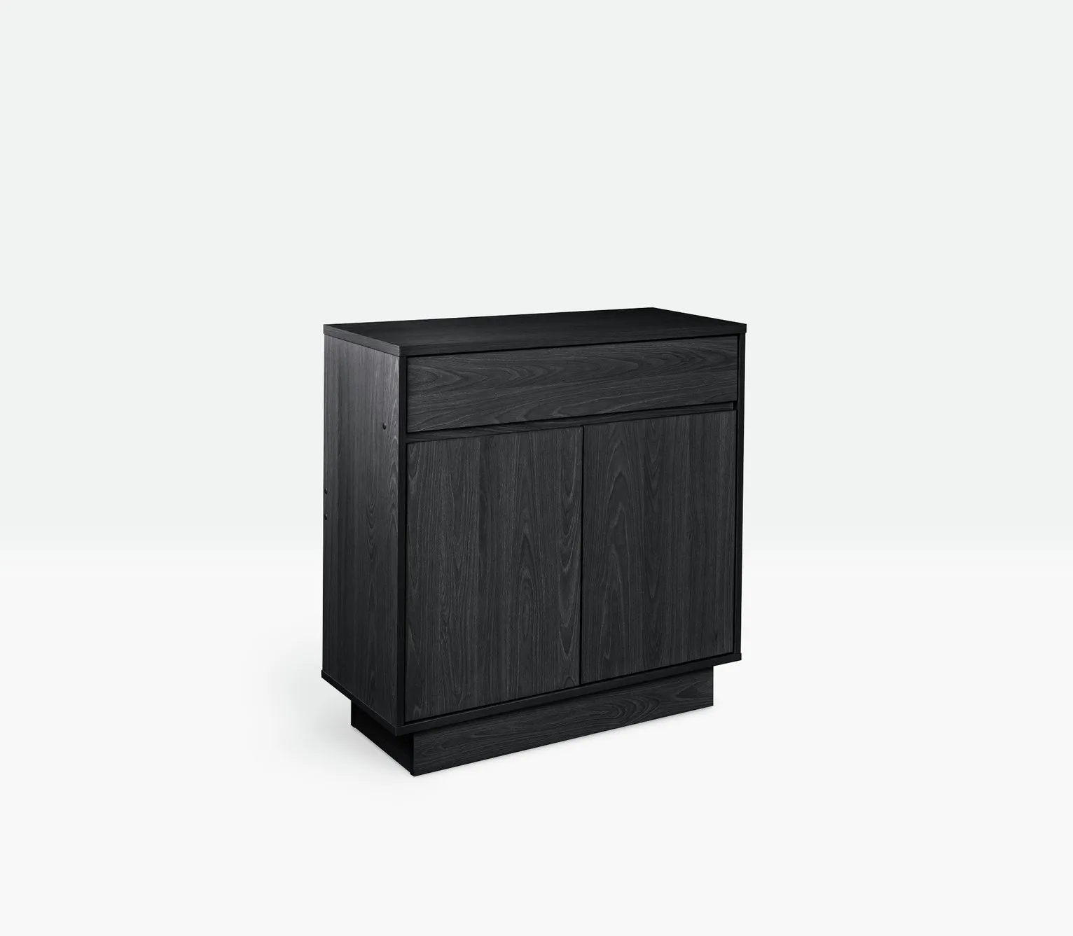 Habitat Cubes 2 Door 1 Drawer Sideboard - Black