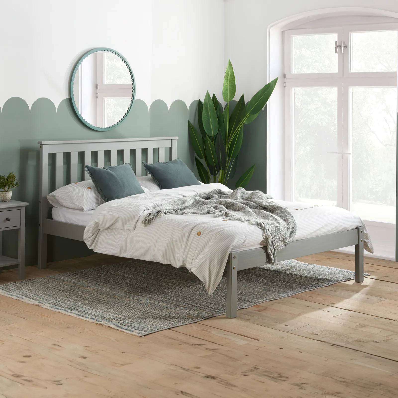 Birlea Denver Bed in Grey