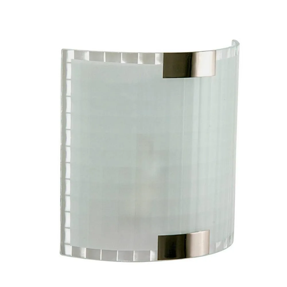 Netlighting Caprice Wall Lamp E14 Grid Design in Silver