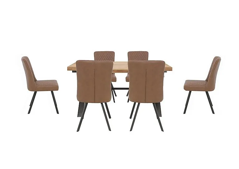 Earth Small Dining Table and 6 Chairs