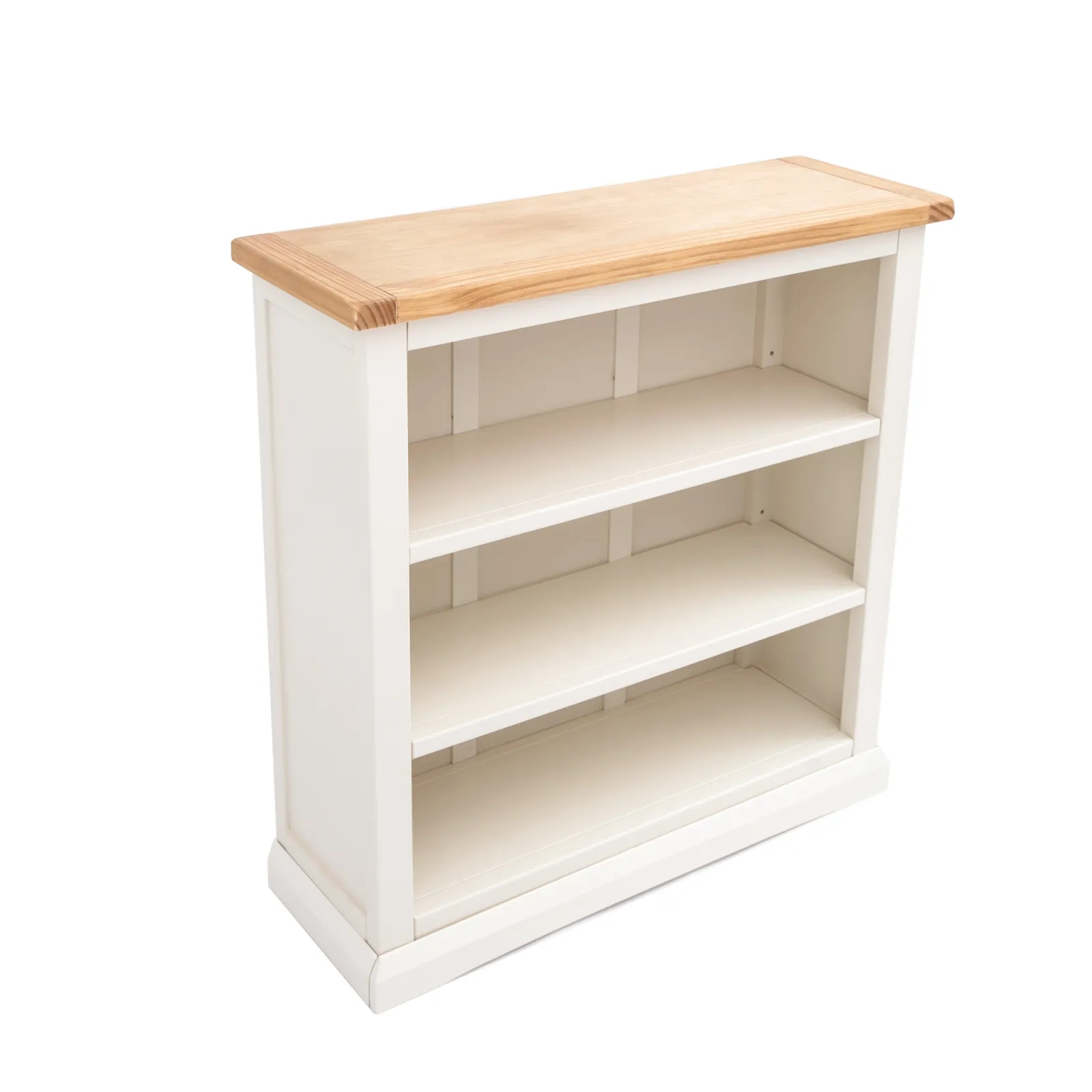 Cabinet Bits Bookcase with plinth 90x90x30cm in Off-White 3