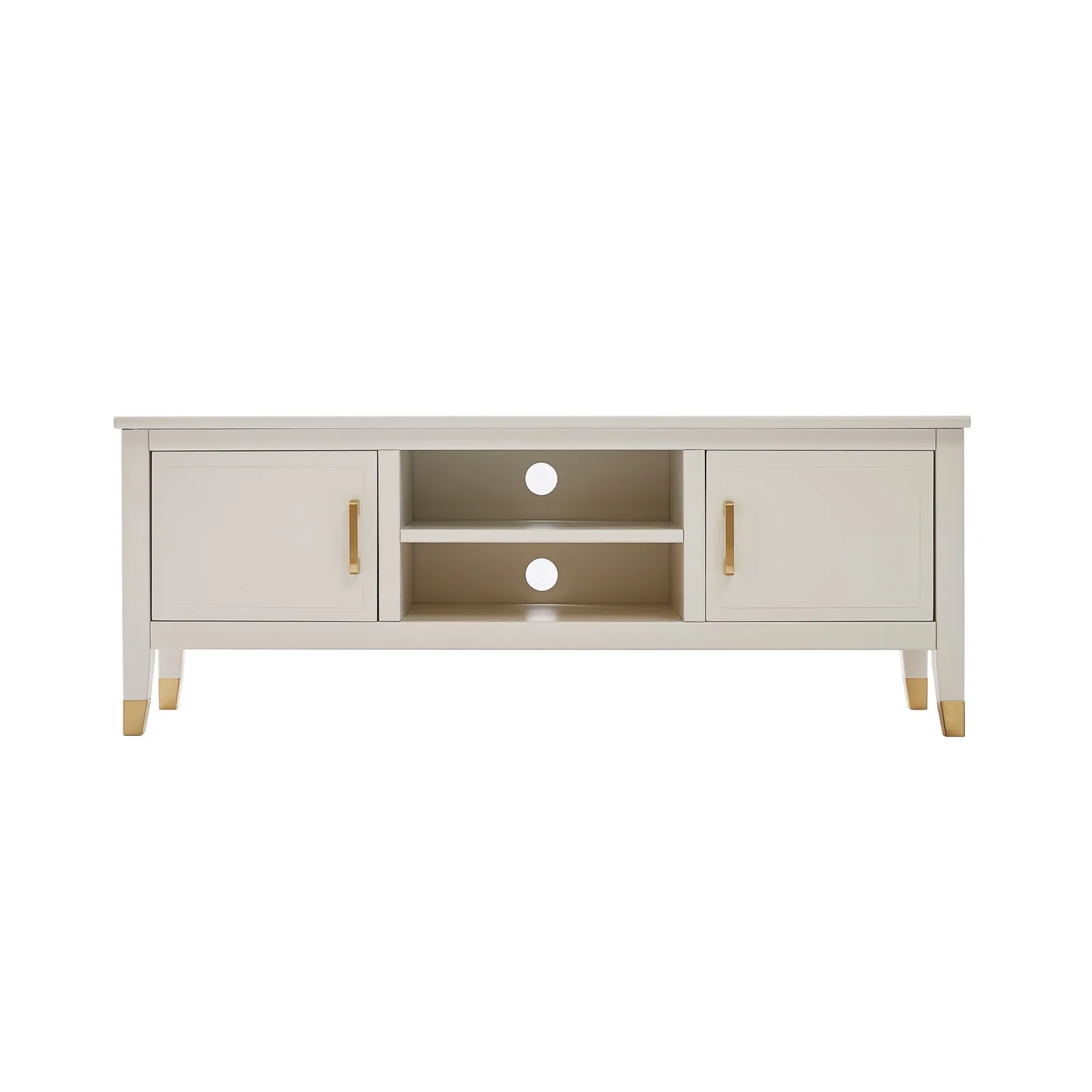 Cabinet Bits Palazzi 2 Door TV Unit H45 W120 D35cm in Off-White