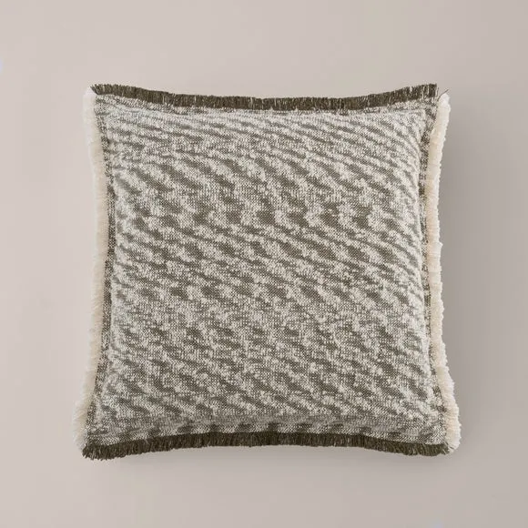 Raw Edge Square Cushion 3