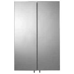 Croydex Avisio Double Door Corner Stainless Steel Cabinet