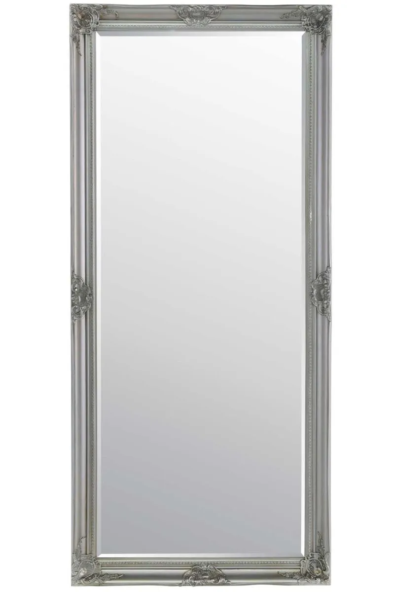 MirrorOutlet Kingsbury Silver Detailed Dress Mirror 165 x 76 CM 3