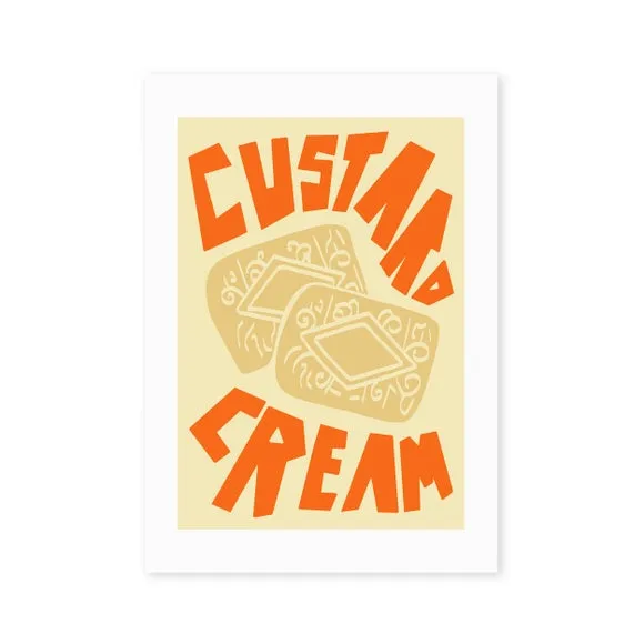 East End Prints Custard Cream Framed Print 2