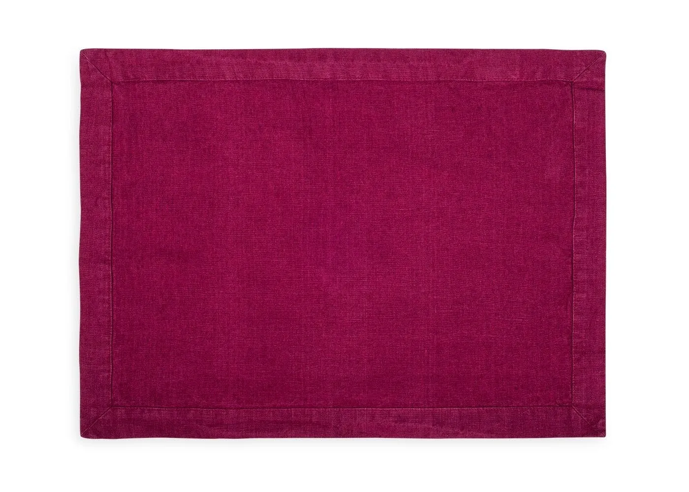 Heal's Linen Placemat Wine Red