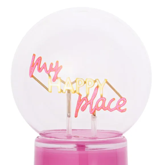 The Feel Good Club Signography My Happy Place Neon Table Lamp 2