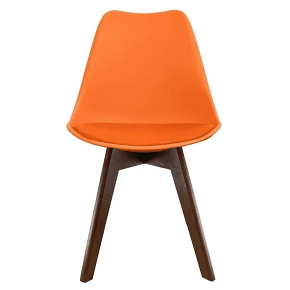 Fusion Living Soho Plastic Dining Chair with Squared Legs 3