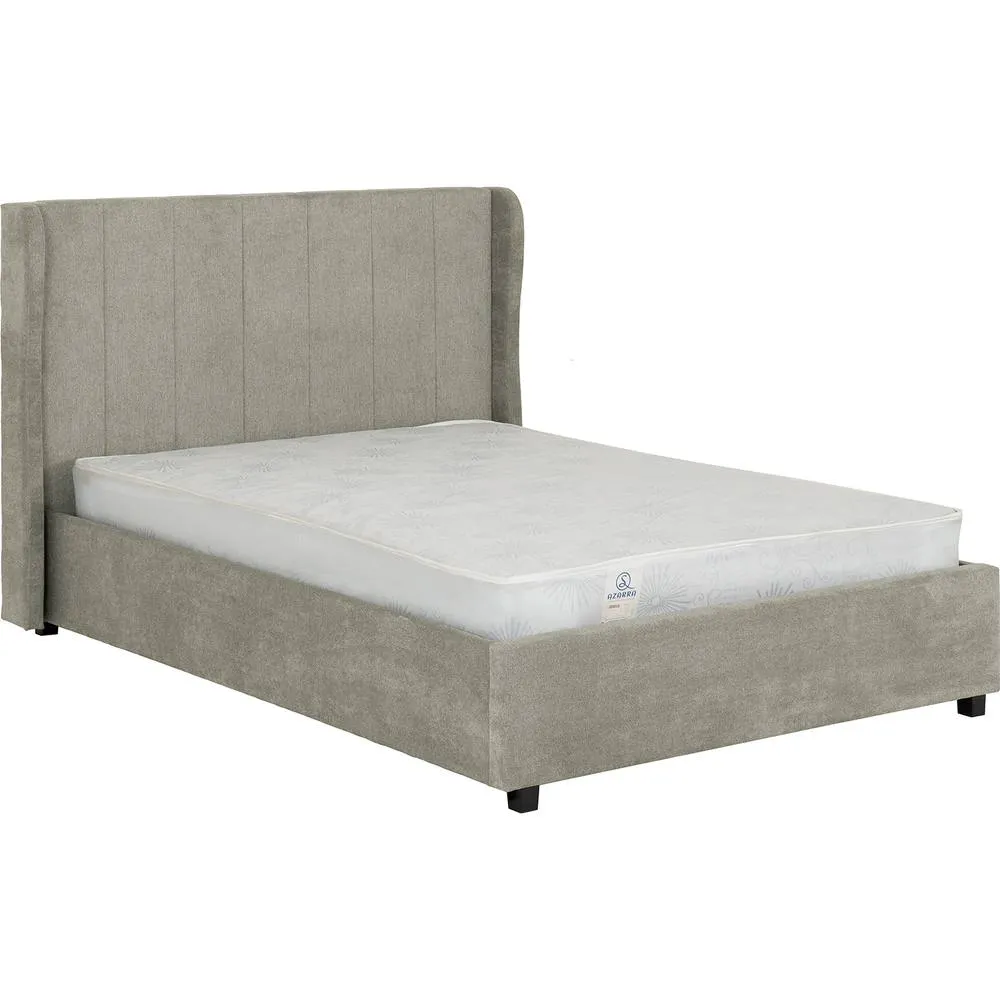 Seconique Amelia Plus 4'6" Double Storage Bed in Dark Grey 2