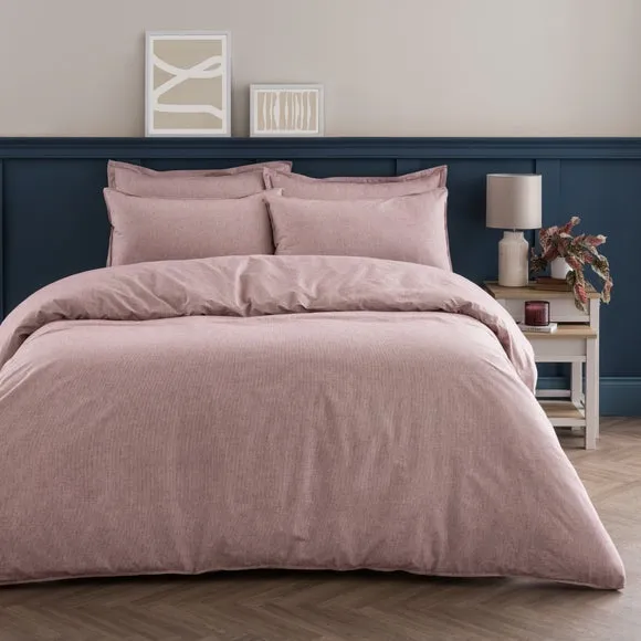 Quinn Marled Stripe 100% Cotton Duvet Cover & Pillowcase Set 2
