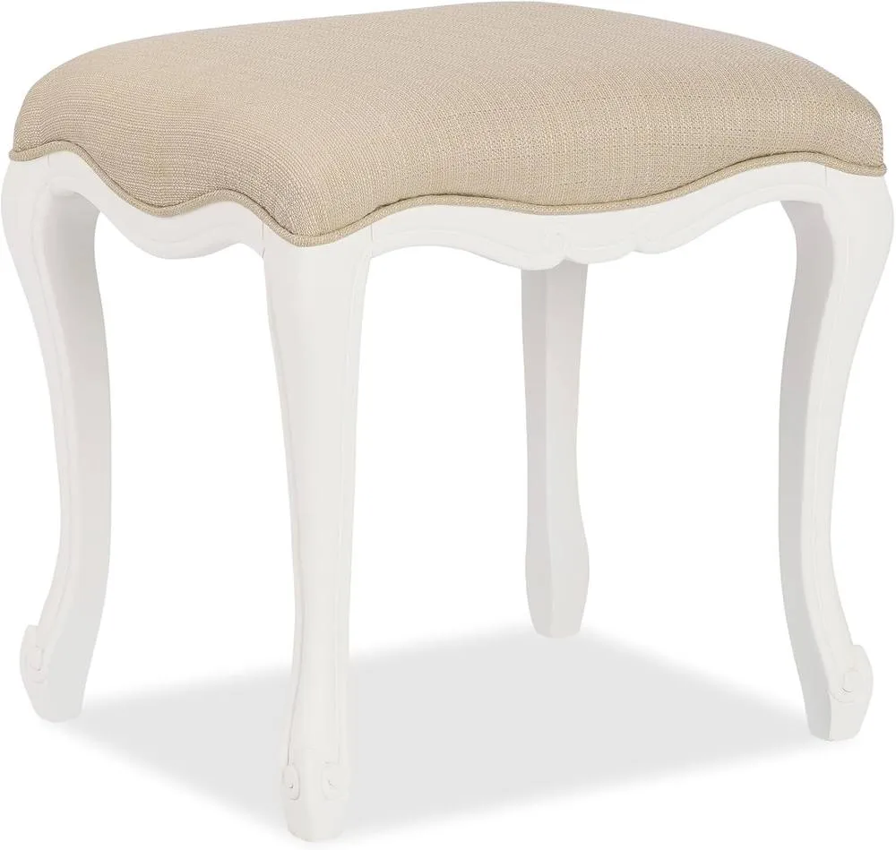 Statement Furniture Juliette Dressing Table Set (Stool, Table, Trinket Mirror) in White 5