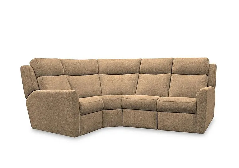 Wren Small Fabric Corner Sofa - Boucle Cocoa