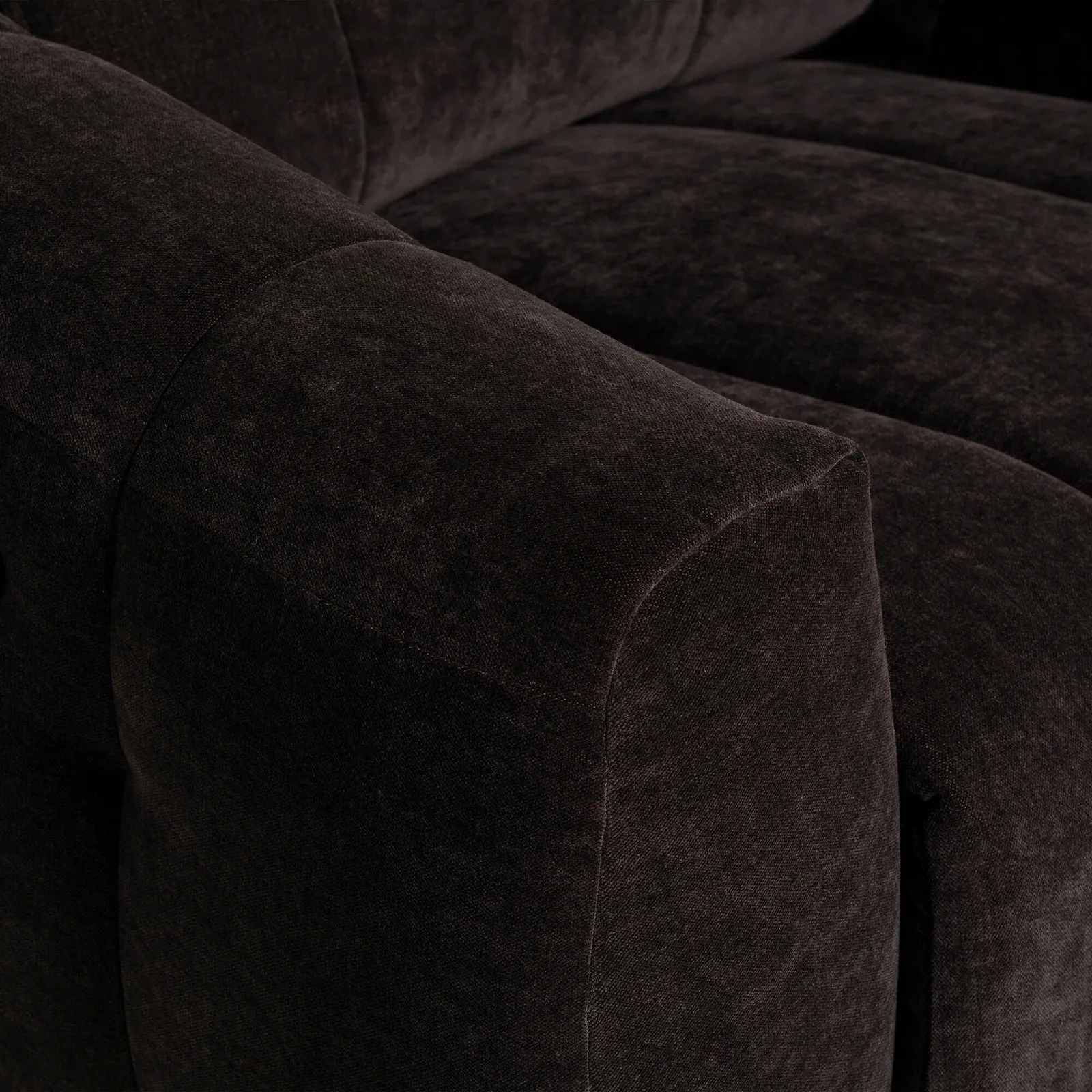 Montgomery Power Recliner Chair & Headrest, Brown Fabric | Barker & Stonehouse 6