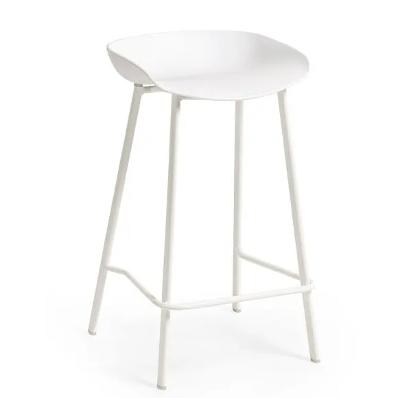 Renzo Set Of 2 Bar Stools, Metal 4