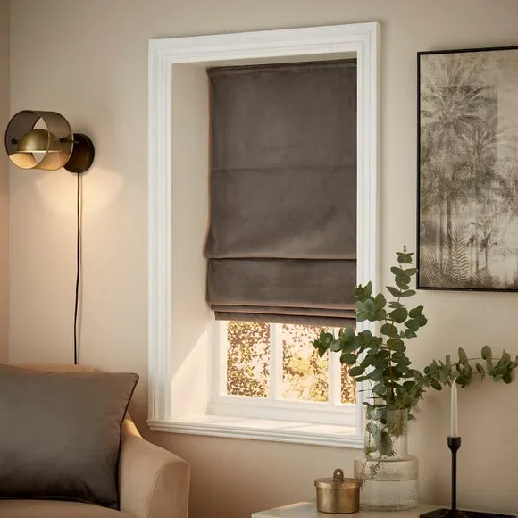 Recycled Velour Roman Blind 2