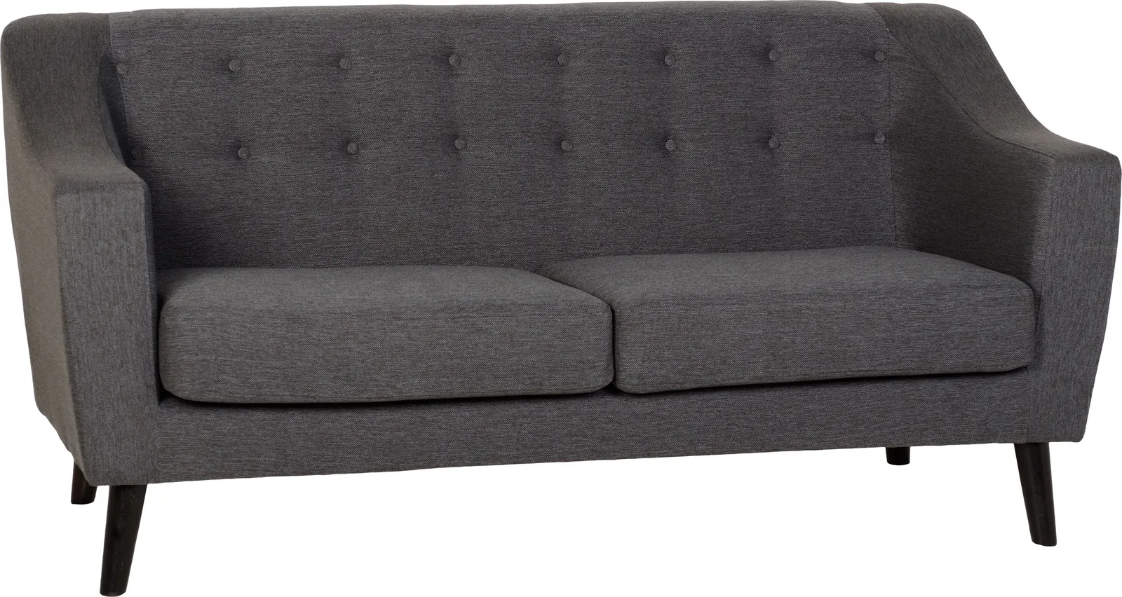 Seconique Ashley 3 Seater Sofa in Dark Grey 2