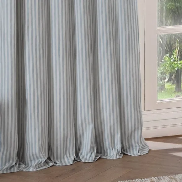 Yard Hebden Striped Eyelet Curtains (Blackout Available) 5