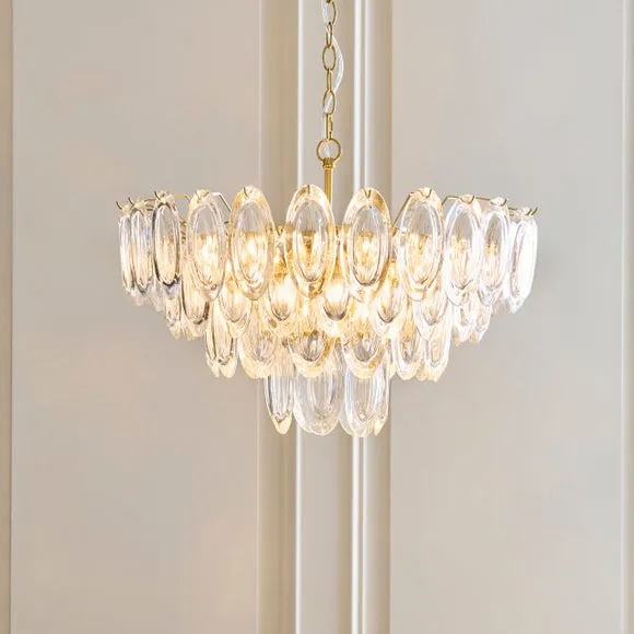 Dusk 9 Light Adjustable Chandelier