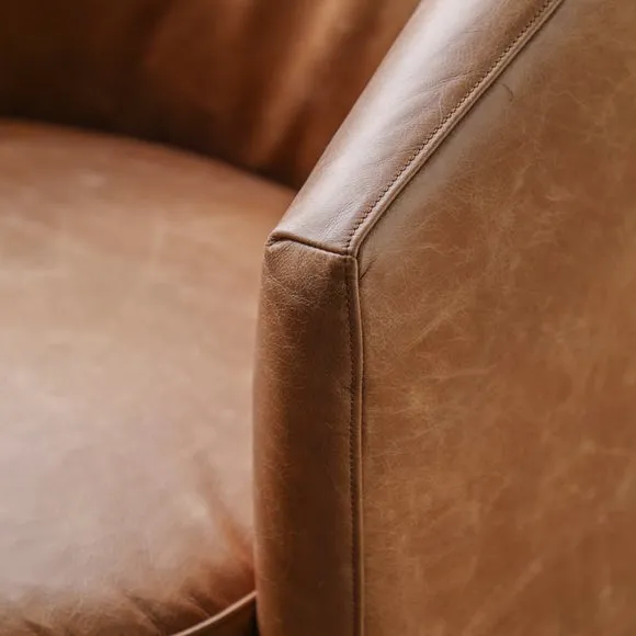 Belmont Leather Tub Chair 2