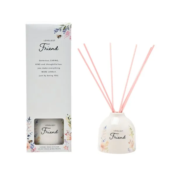 The Cottage Garden Ceramic Reed Diffuser Friend, Multi 2