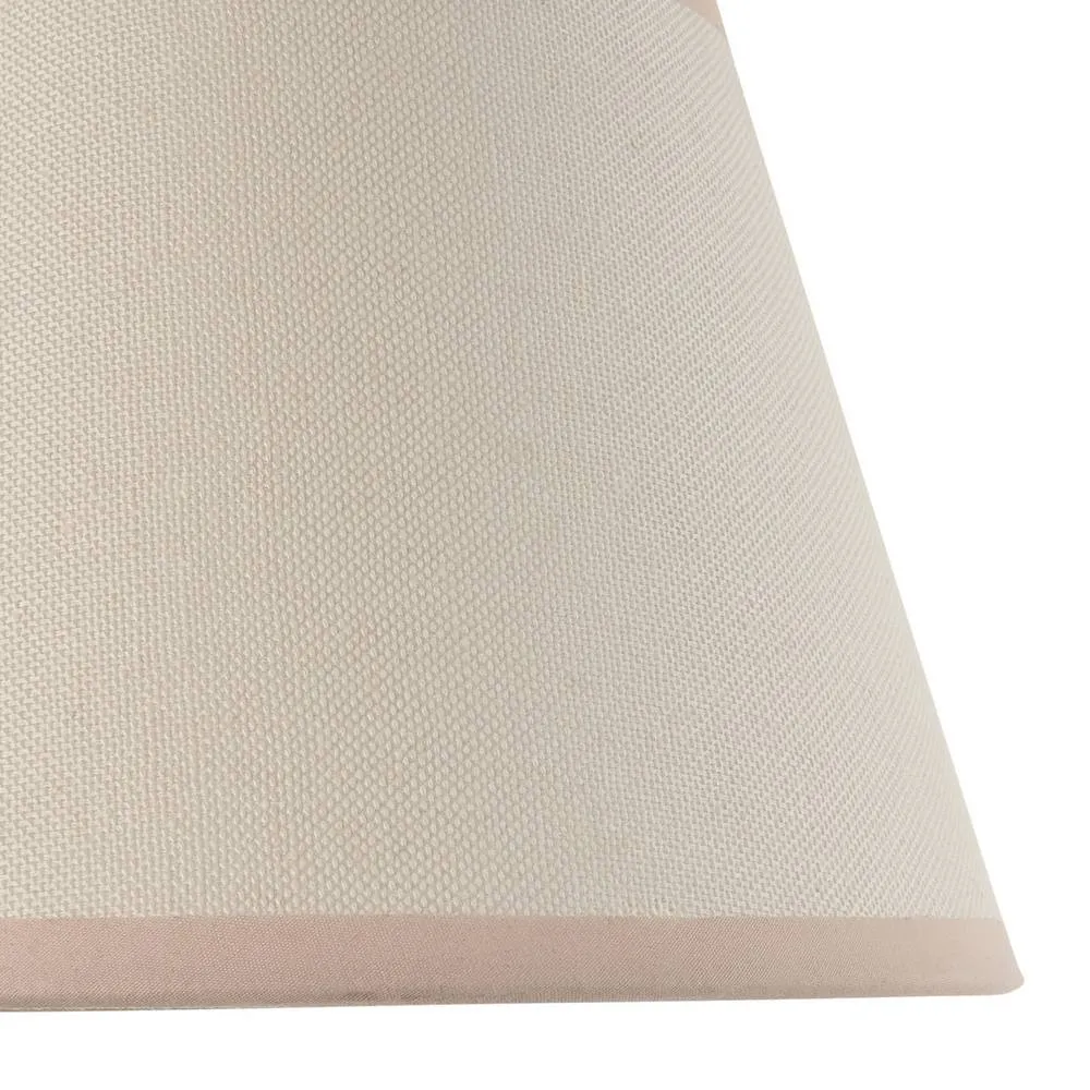 Netlighting Santiago Wall Light Fabric Ivy Shade 20cm B22 in White 6
