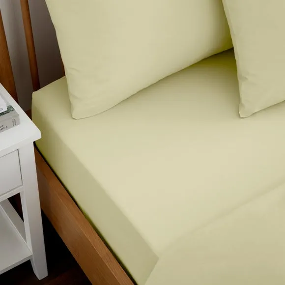 Pure Cotton Fitted Sheet 1