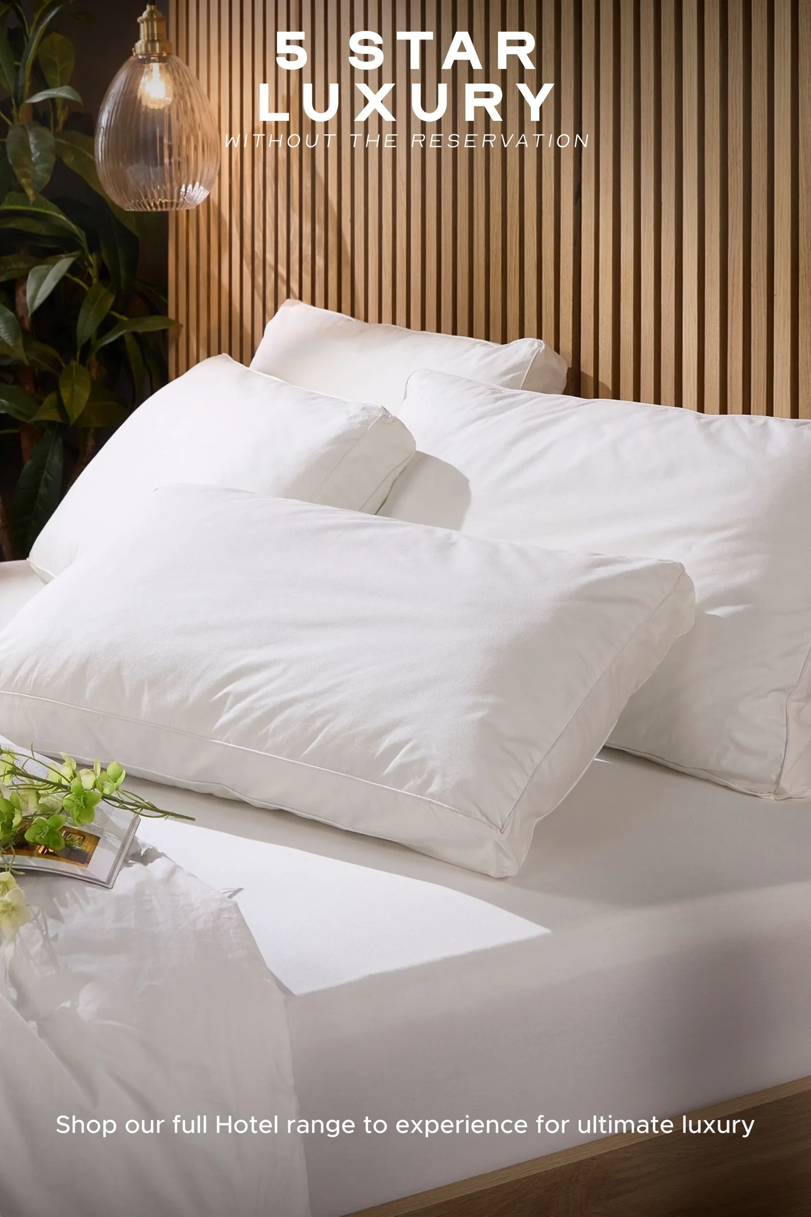 Snuggledown 1 Pack Hotel Back Sleeper Box Pillow in White 6