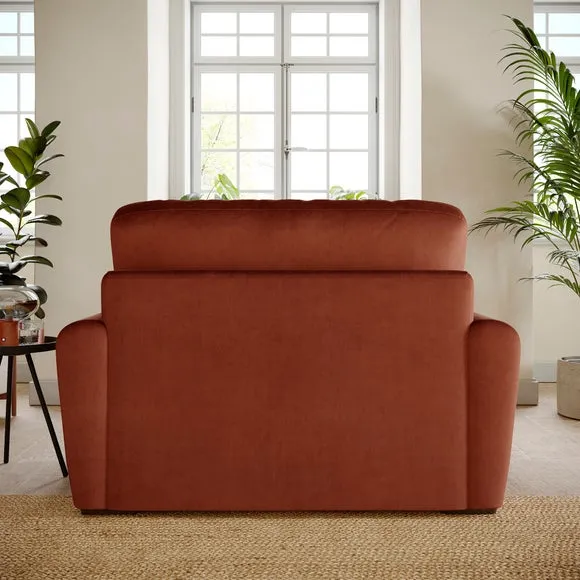 Milton Matte Velvet Snuggle Chair 2