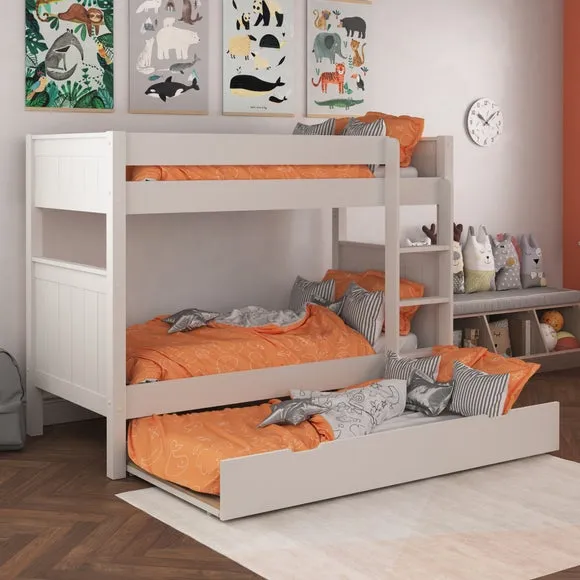 Classic Bunk Bed With Open Trundle 1