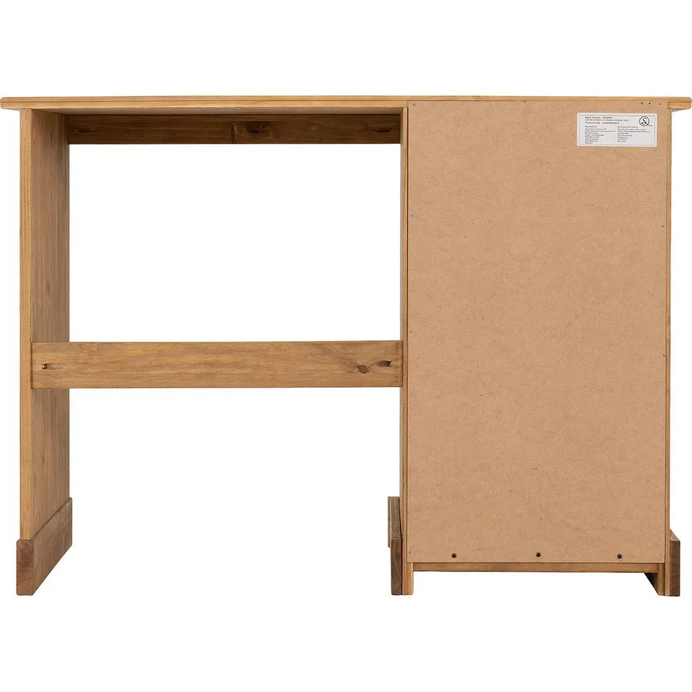 Seconique Corona Essentials 4 Drawer Dressing Table in Natural 6